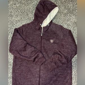 Ariat Sherpa lined zip up sweater